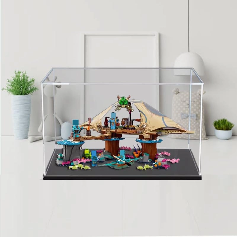 Clear Acrylic Display Case for LEGO LegoAvatar 75578 - The Way of Water Metkayina Reef