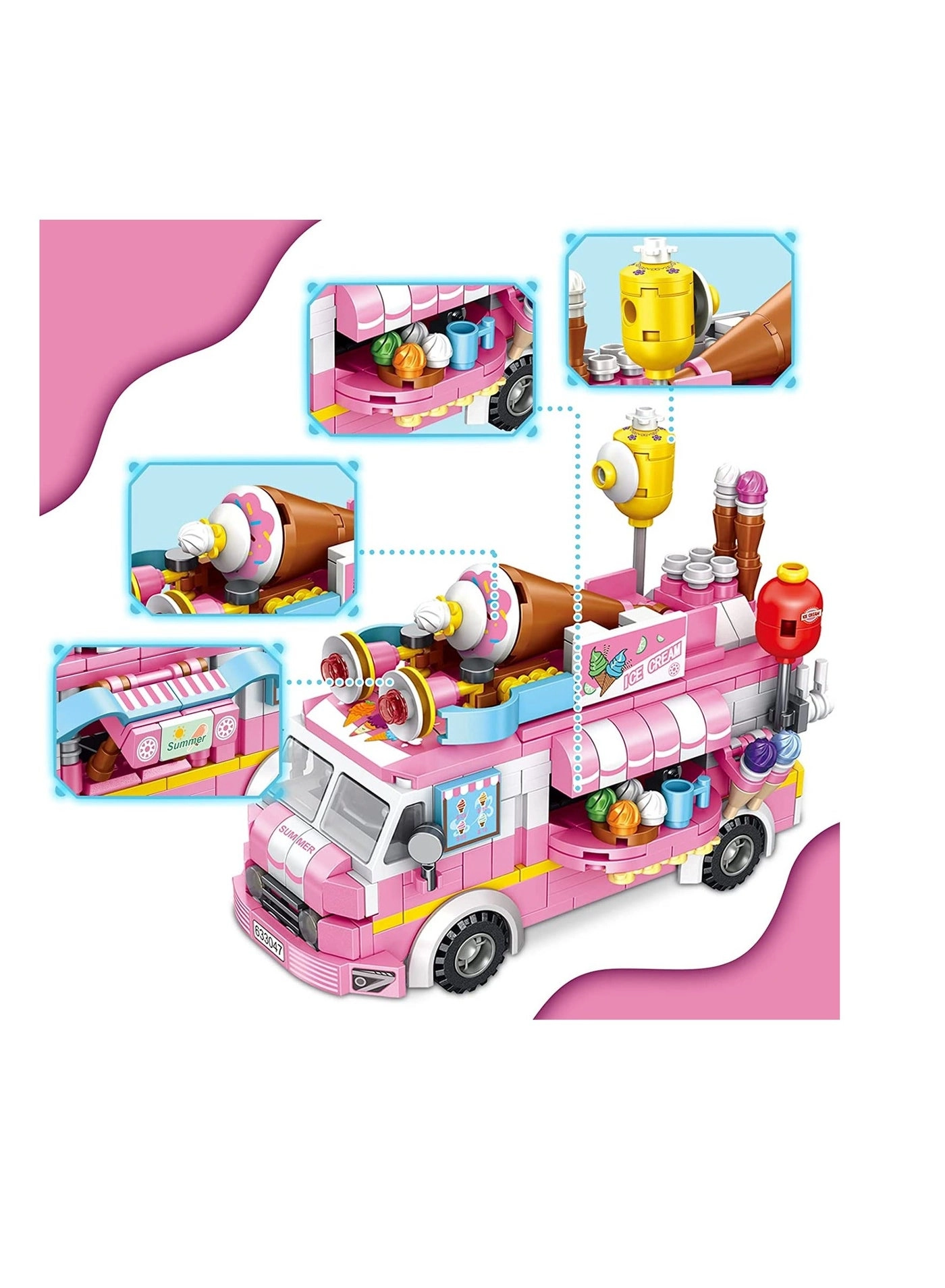 Ice Cream Truck - 553 pcs