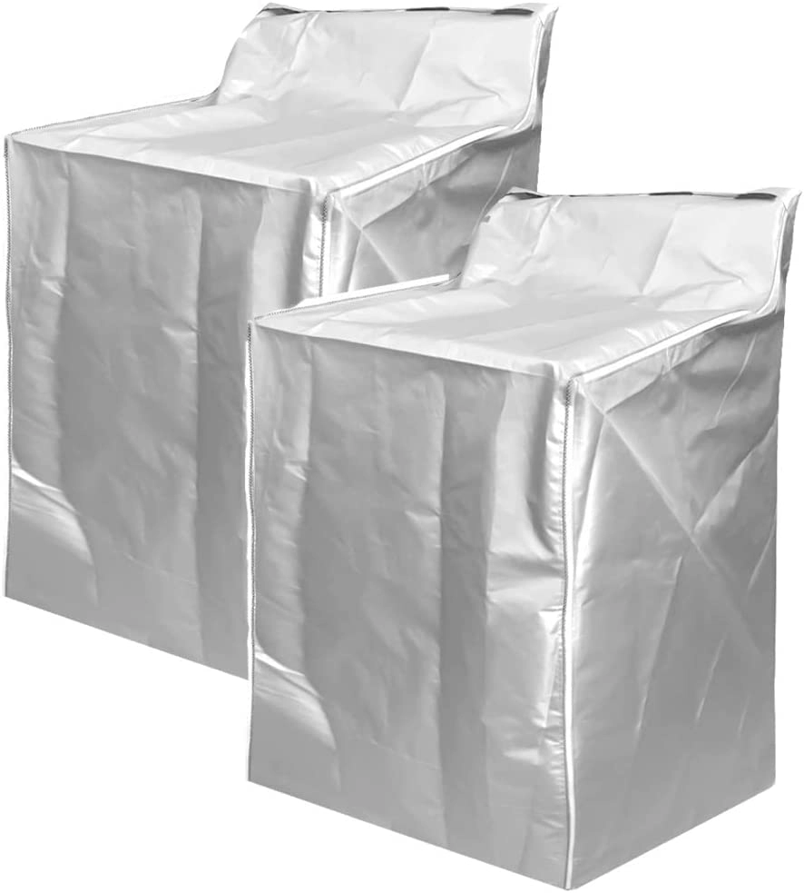 YHRY Washer and Dryer Cover - 2 Pack Silver Waterproof