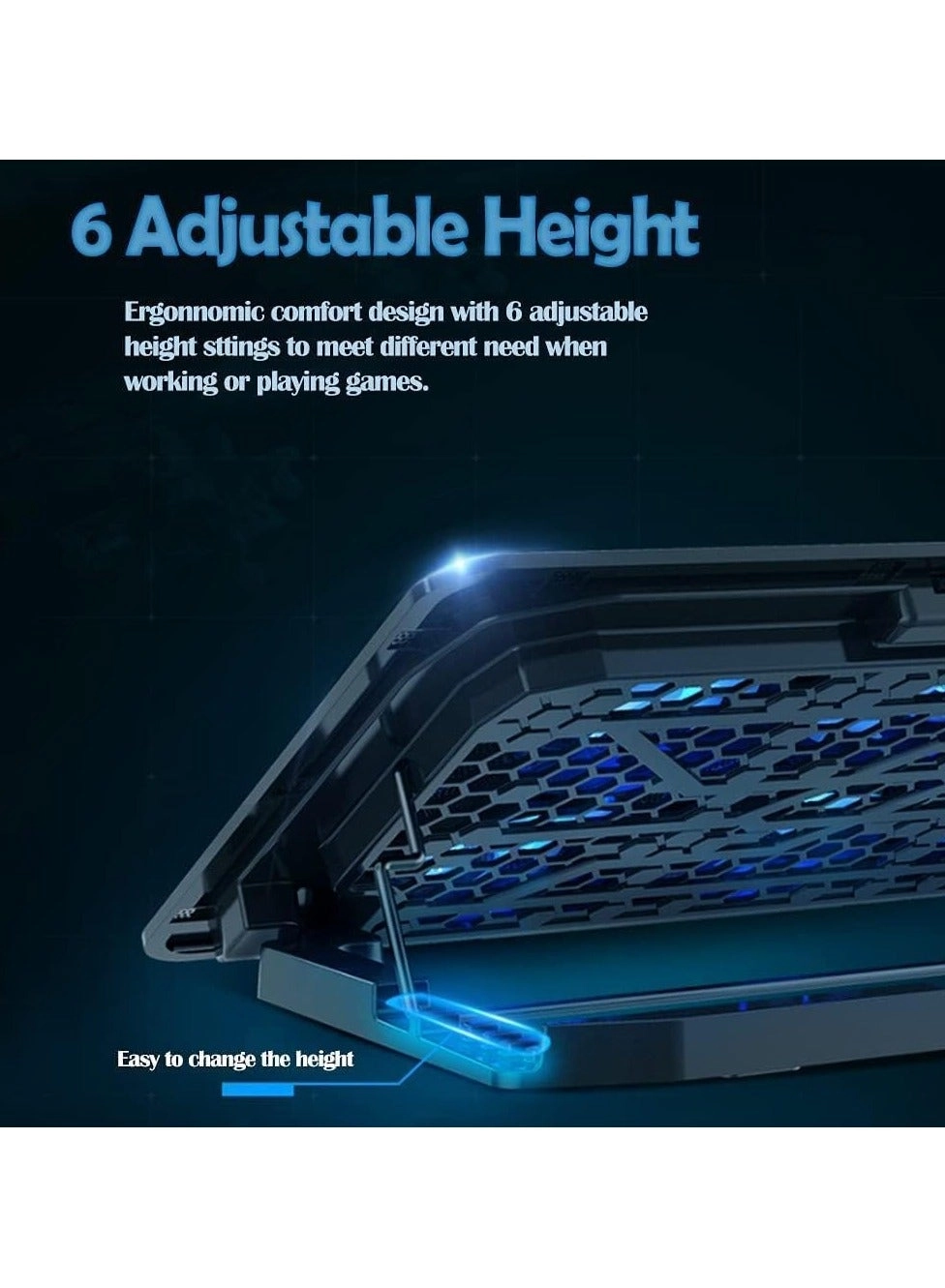 Laptop Cooling Pad - 6 piece(s) 12-17 inch