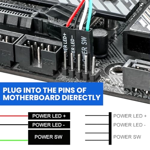 PC Power Button - Desktop External Power Supply Switch