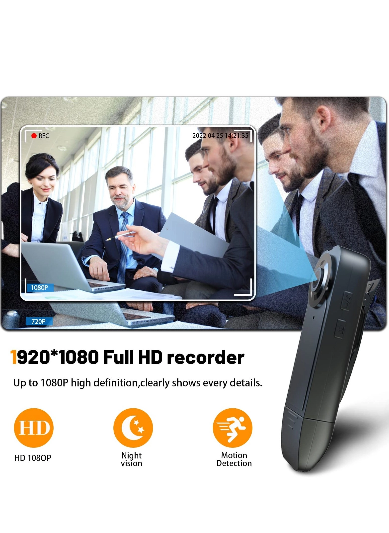 Mini Body Camera Dimension2D[width=1920.0, height=1080.0]pixels 32GB