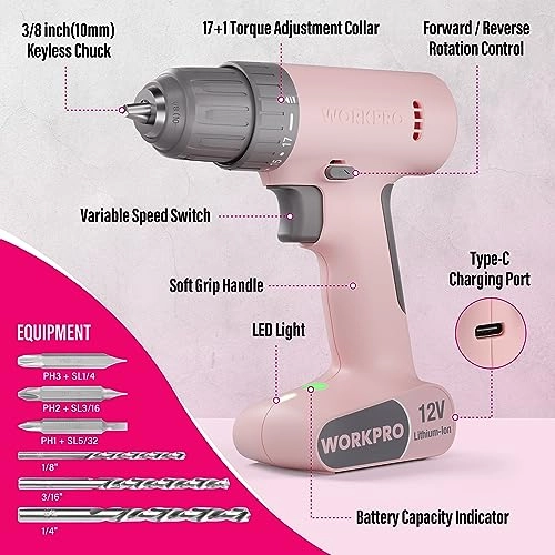 Cordless Drill Driver Set - 12 Volts