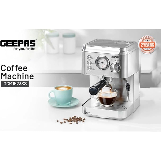 Espresso & Cappuccino Coffee Machine GCM1523