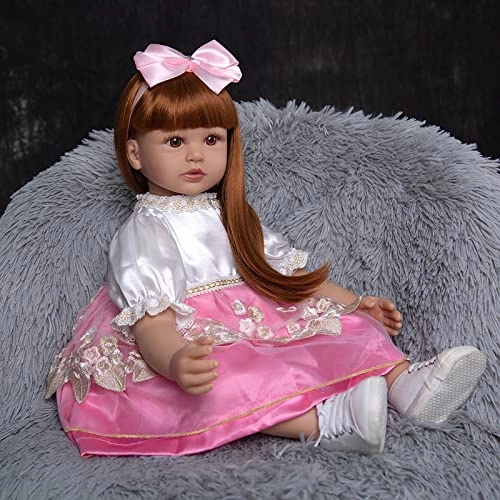 Rebirth Baby Doll - 48cm/58cm Silicone Limbs Cloth Body Panda Clothes Gift Set