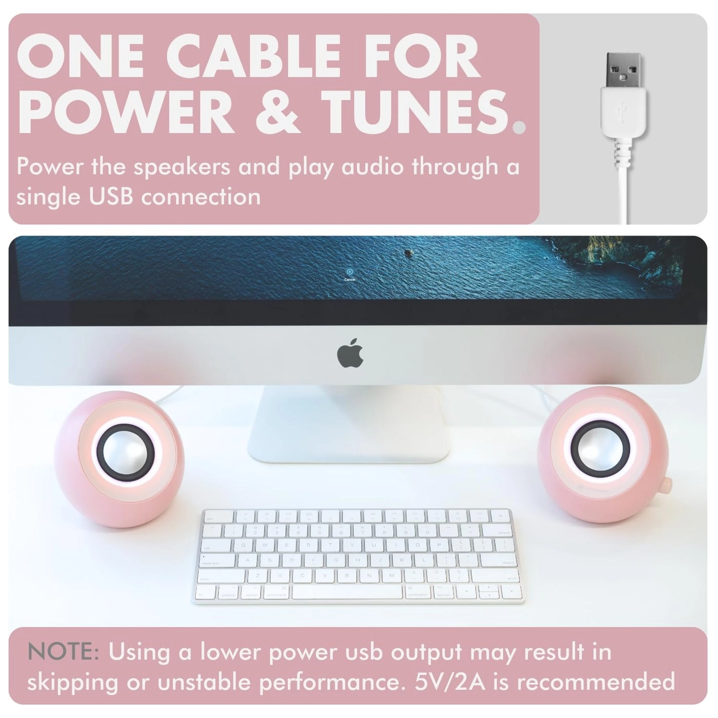 Computer Speakers - Bluetooth USB Dual 2.25" Drivers