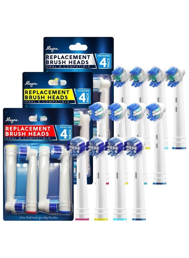 Replacement Brush Heads - 12 Pack Generic Precision Clean