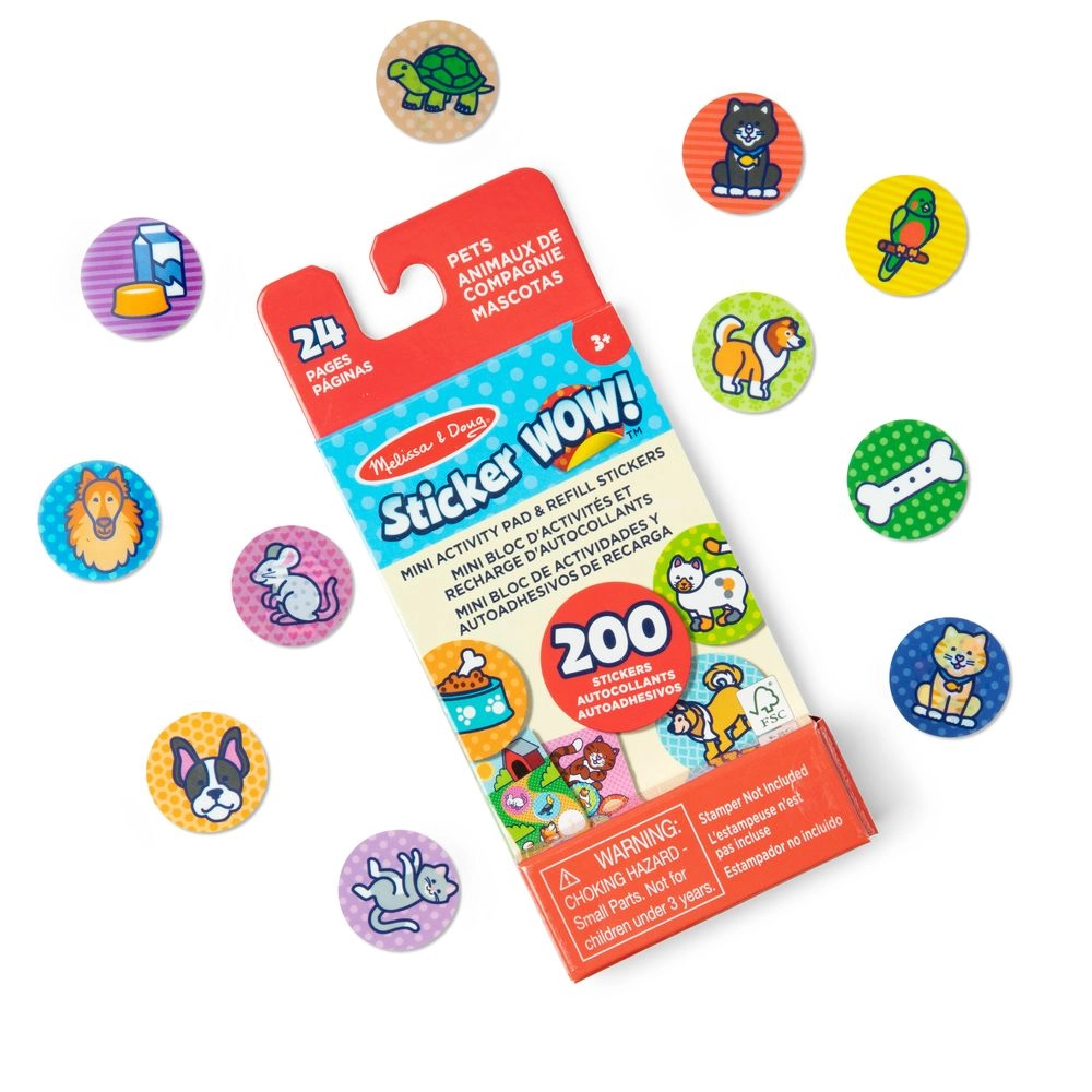Pets Activity Sticker Book 200 pcs