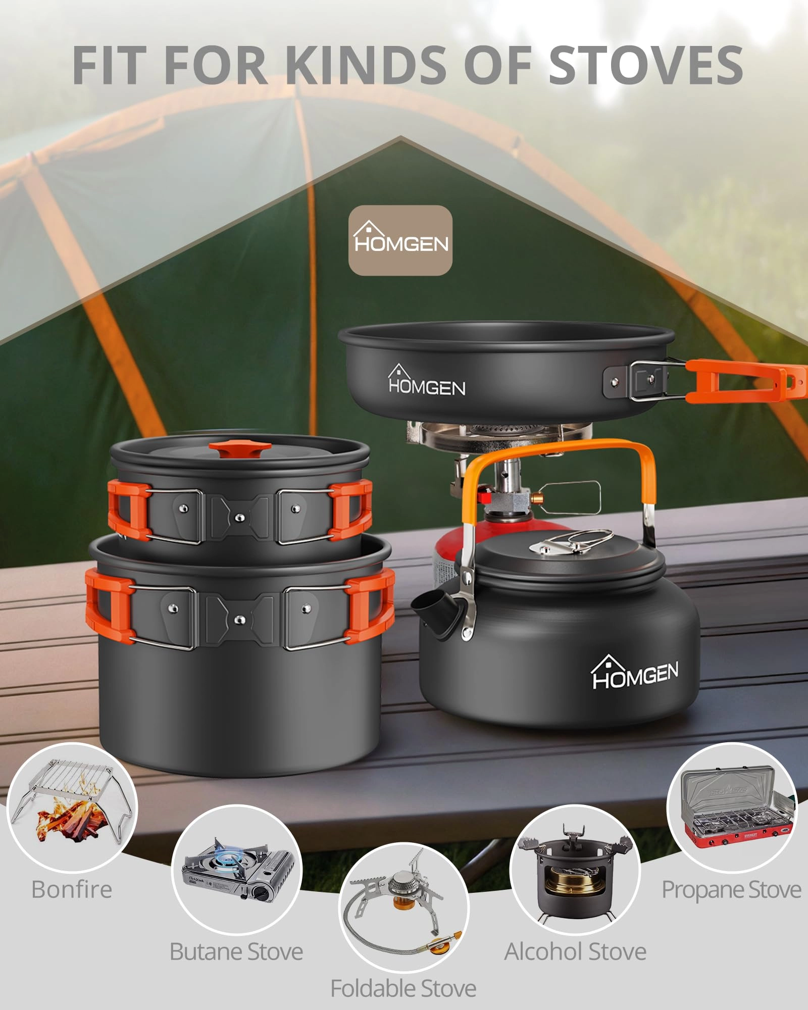 Camping Cooking Set - 16 piece(s)