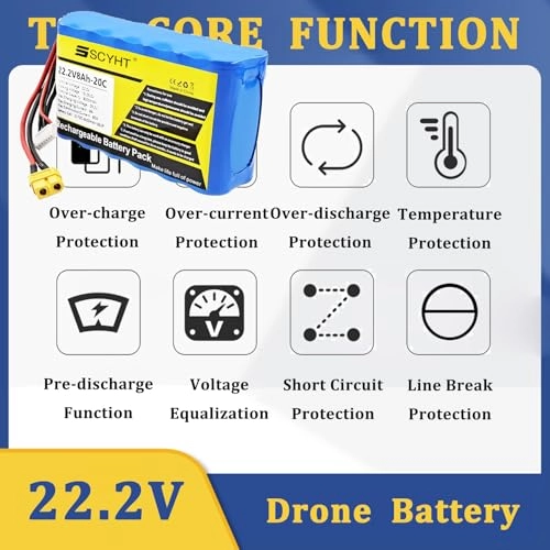 22.2V 8000mAh Lipo Battery