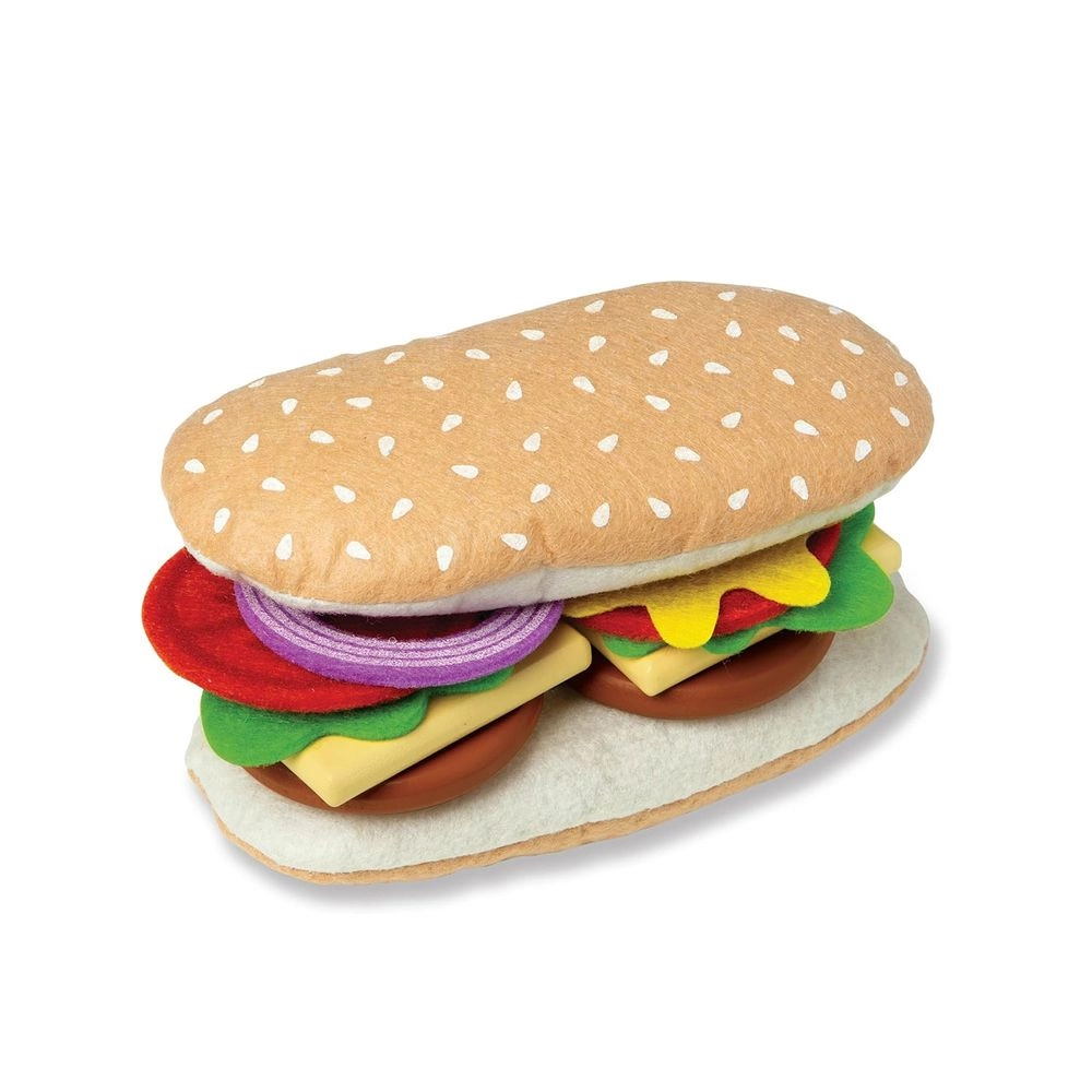 Slice & Stack Sandwich Counter Pretend Playset - 56 pcs (622-MD31650)