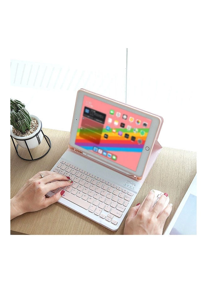 Round Keycap Touch Keyboard Case - Wireless