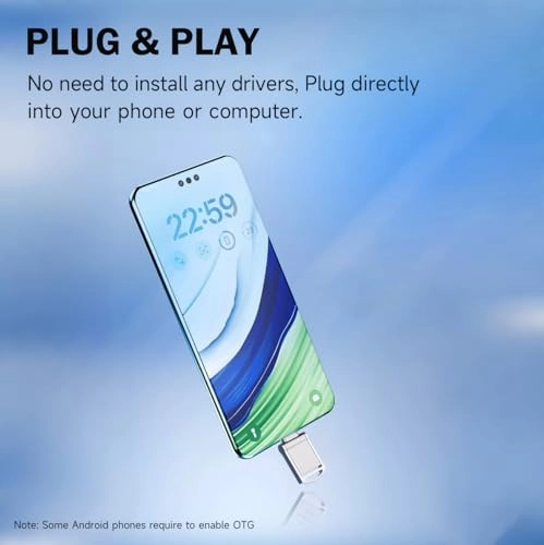 Mini USB Flash Drive - USB 2.0 USB C & USB A 16GB