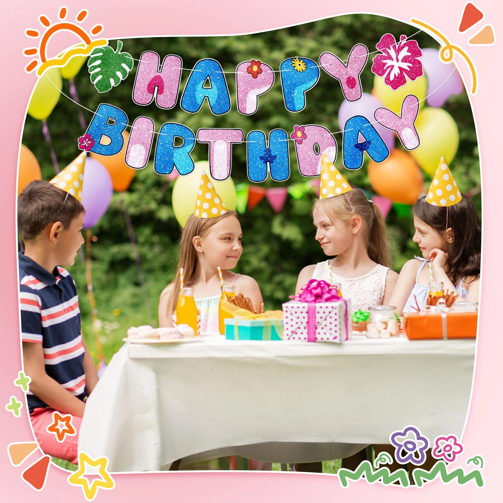 Happy Birthday Banner - 1 Birthday
