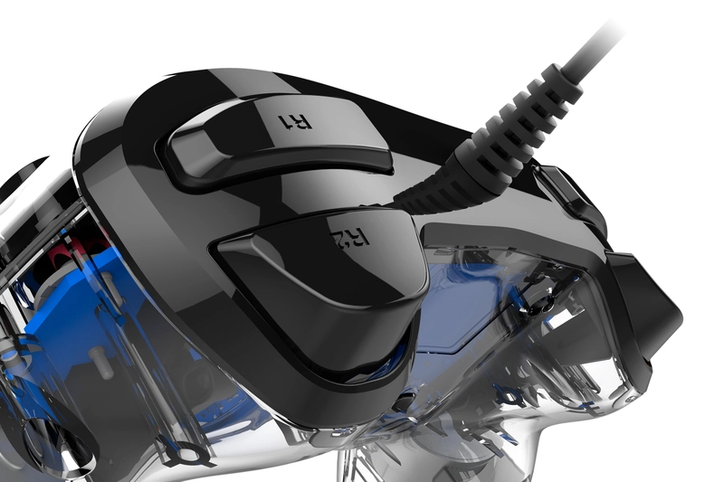 Wired Illuminated Compact Controller (PlayStation 4) - Blue