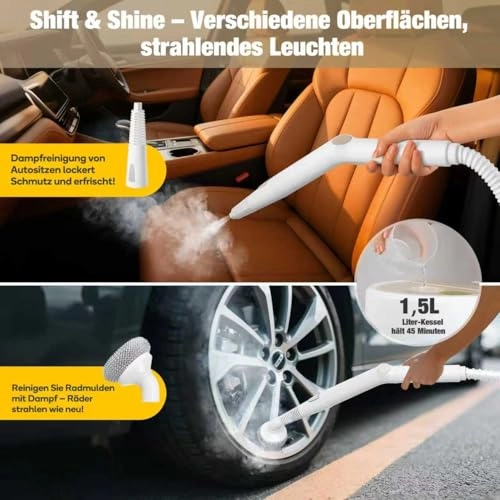 Steam Cleaner - 5 bar 1.5L