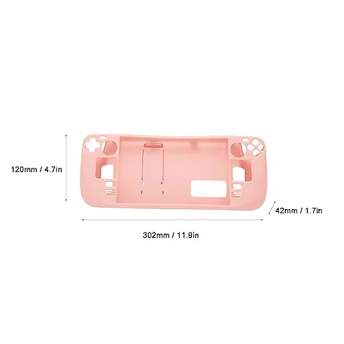 Steam Deck Cover - Full Protective with Stand Pink