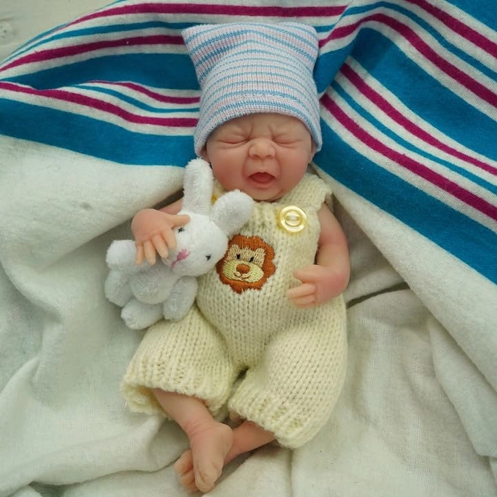 Susie Reborn Baby Doll - 7" Micro Preemie Full Body Silicone