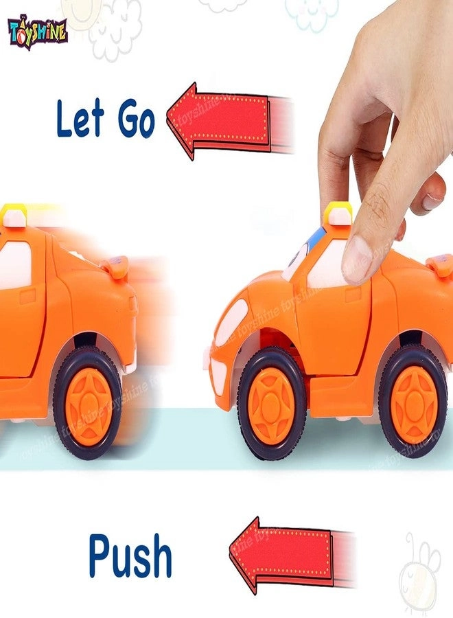 Transforming Robot Cars (2 pcs.) - Orange