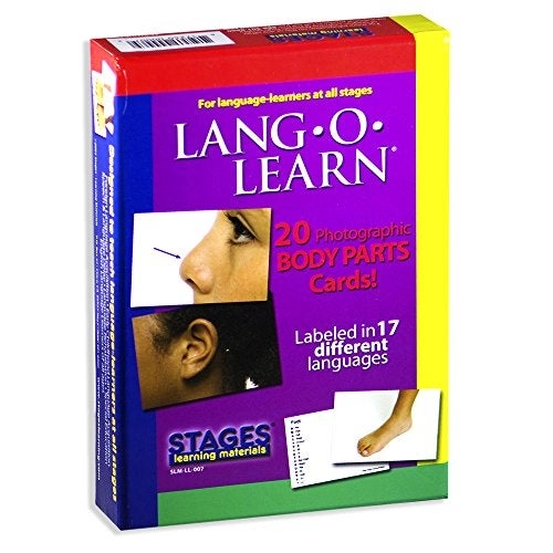 Stages Learning Lang-O-Learn Body Parts Photo Cards - 20 pieces