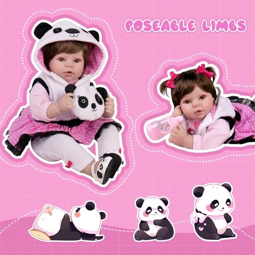 Reborn Baby Doll - 22 Inch Cotton Vinyl African American Ages 3+