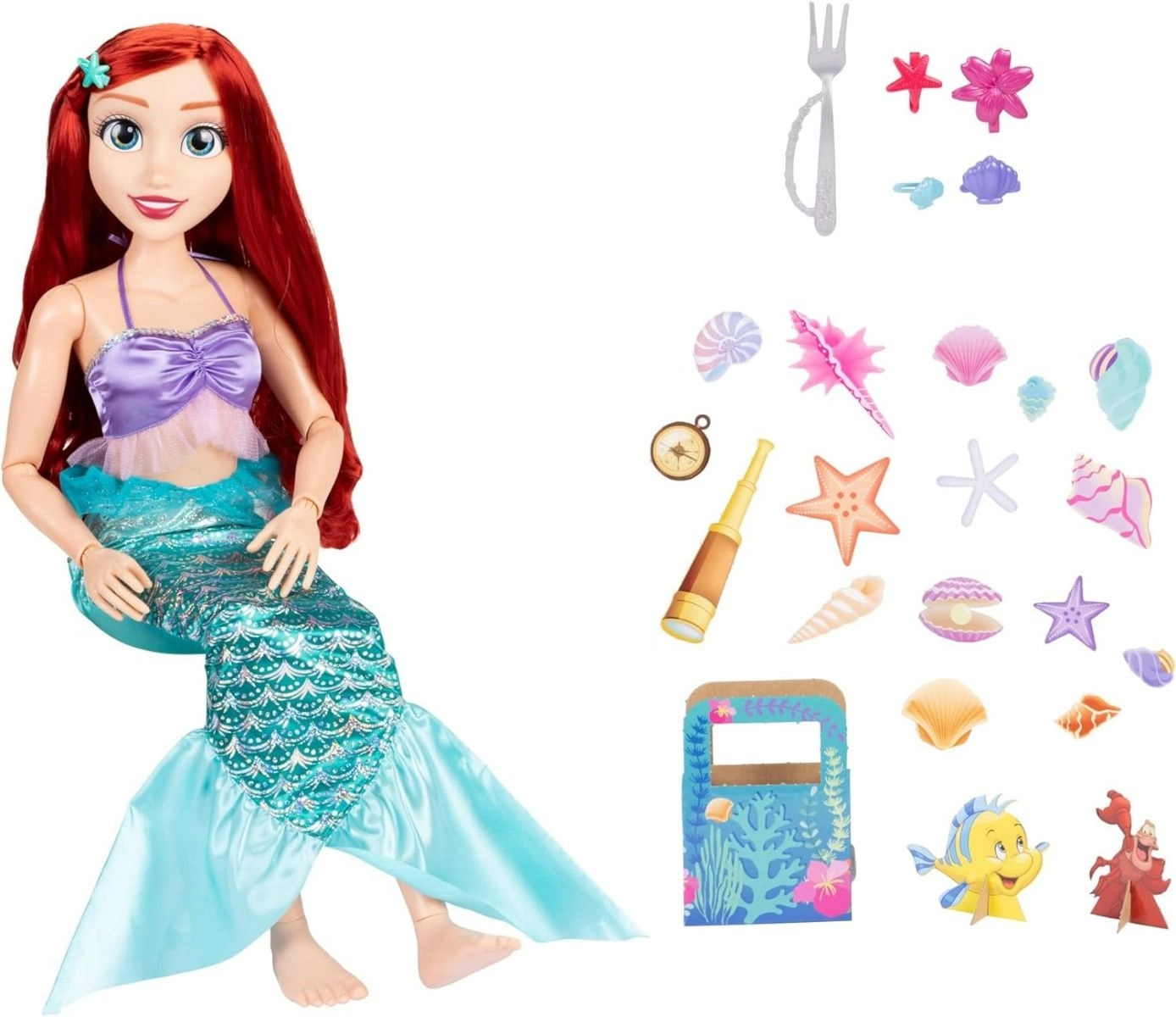 Ariel Doll - 32-Inches Plastic Ages 3+
