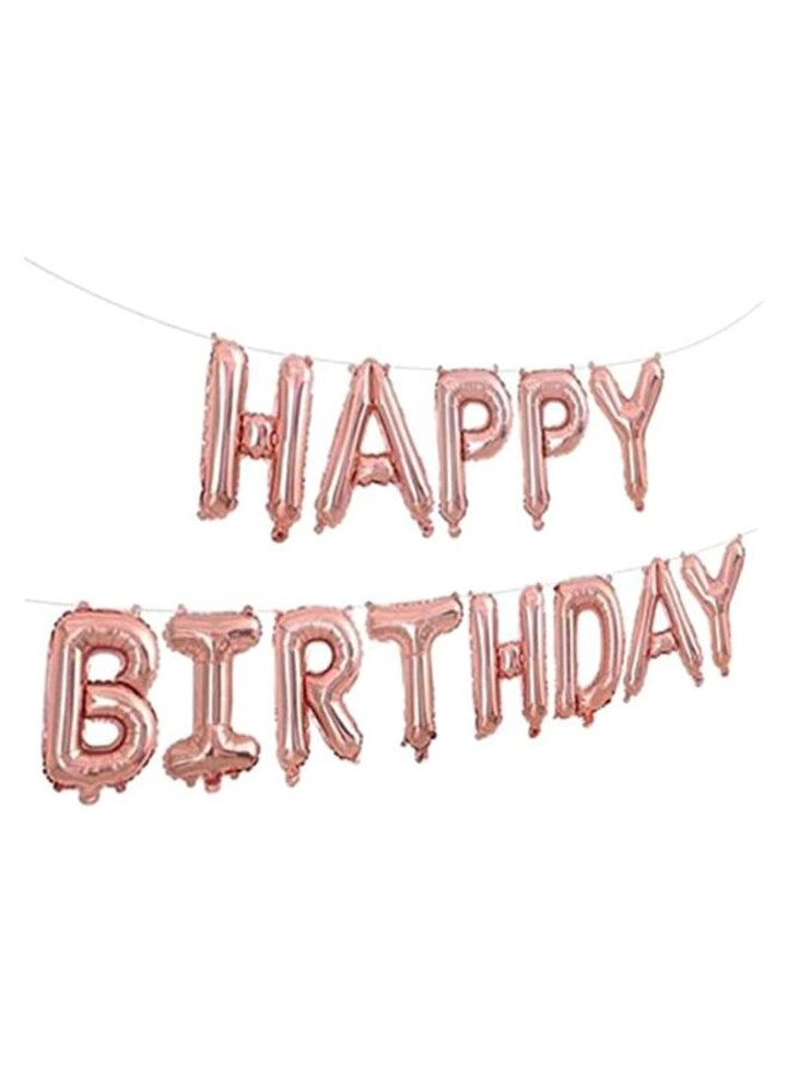 Party Time Trading LLC Happy Birthday Balloon Banner - 16Inch