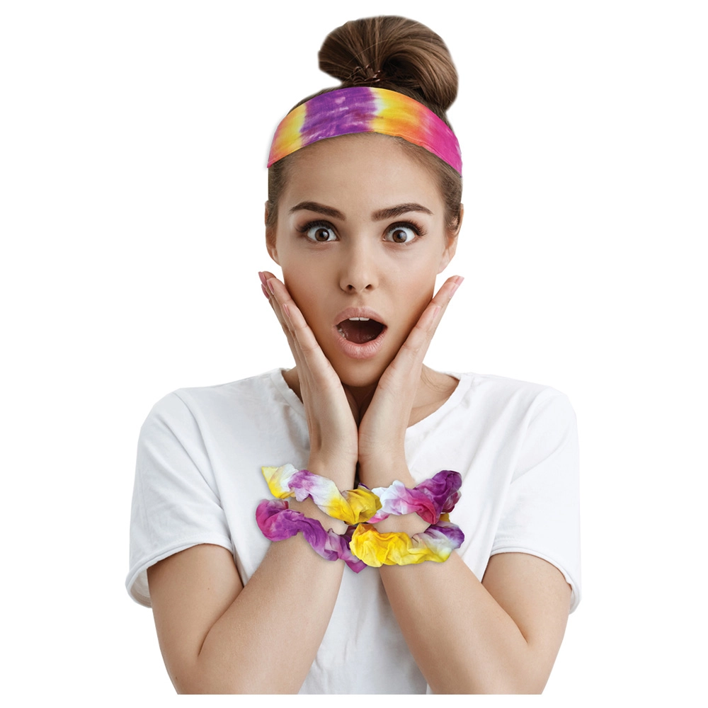 Tie-Dye Hair Accessories DIY Set