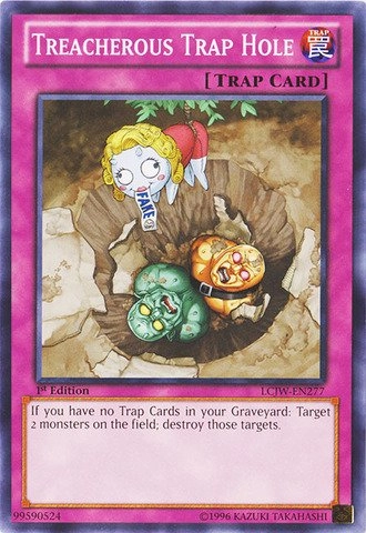 Yu-Gi-Oh! Treacherous Trap Hole LCJW-EN277
