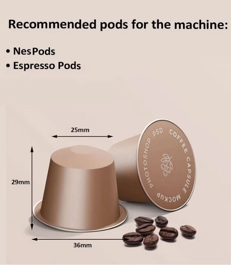 SK-04031 - Milk Frother Capsule & Pod Compatible