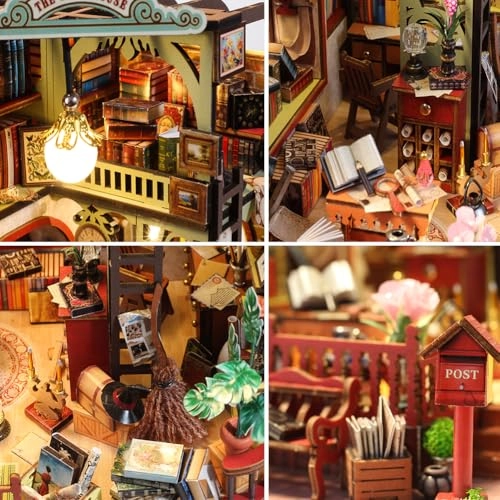 Miniature Wooden Dollhouse Furniture Kit - Creative Room 1:24