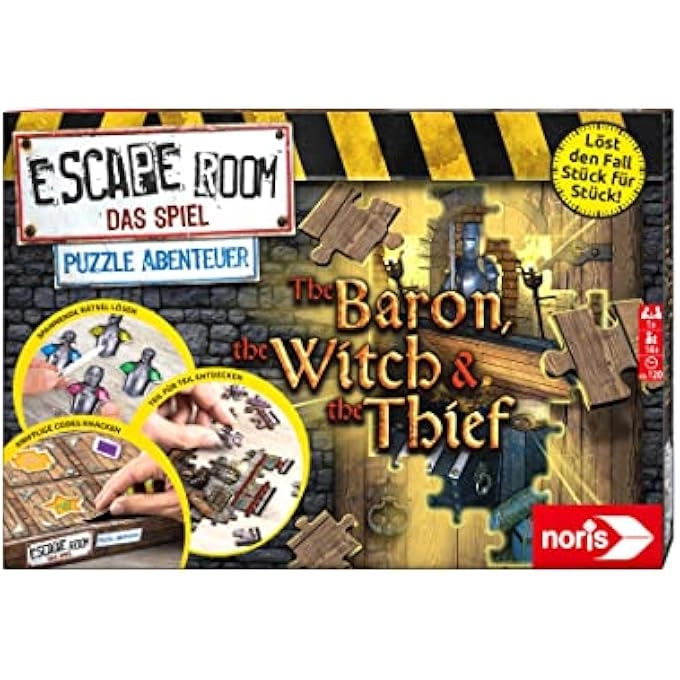 Noris 606101976 Escape Room - Including 3 Cases 14 Years