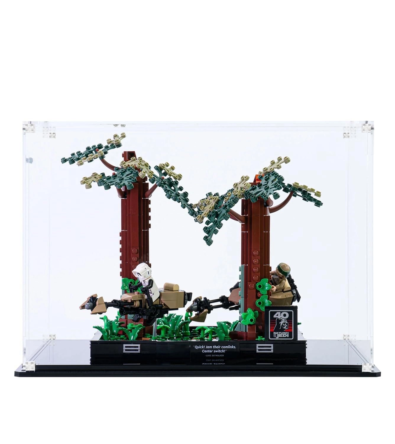 iCUANUTY Acrylic Display Case - for LEGO 75353 31x20x21 cm