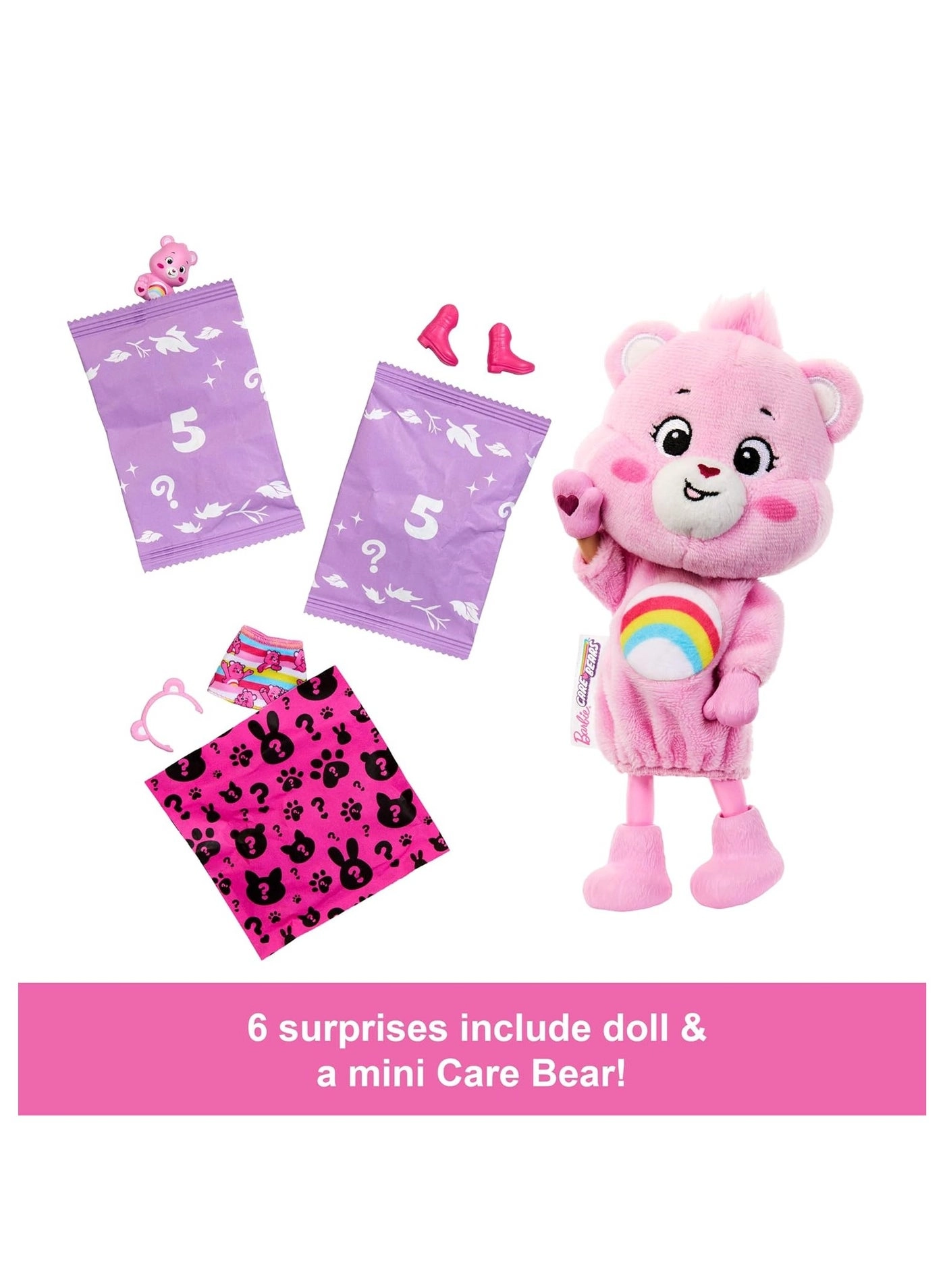 Chelsea Doll - Cutie Reveal Care Bears Series Ages 3+