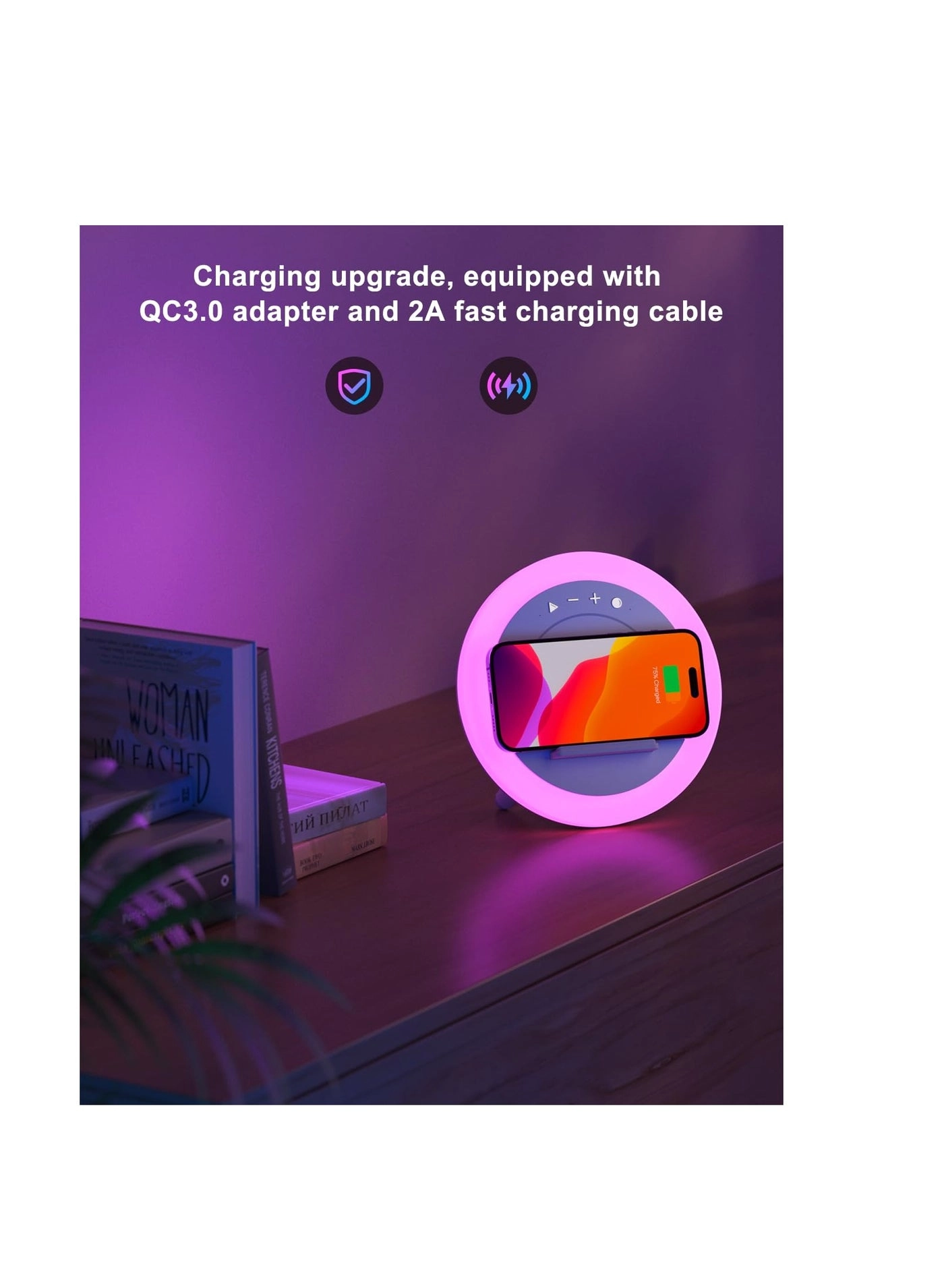 Wireless Charging Bluetooth Speaker