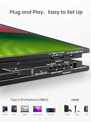 Portable Monitor 2K - 22 Inches