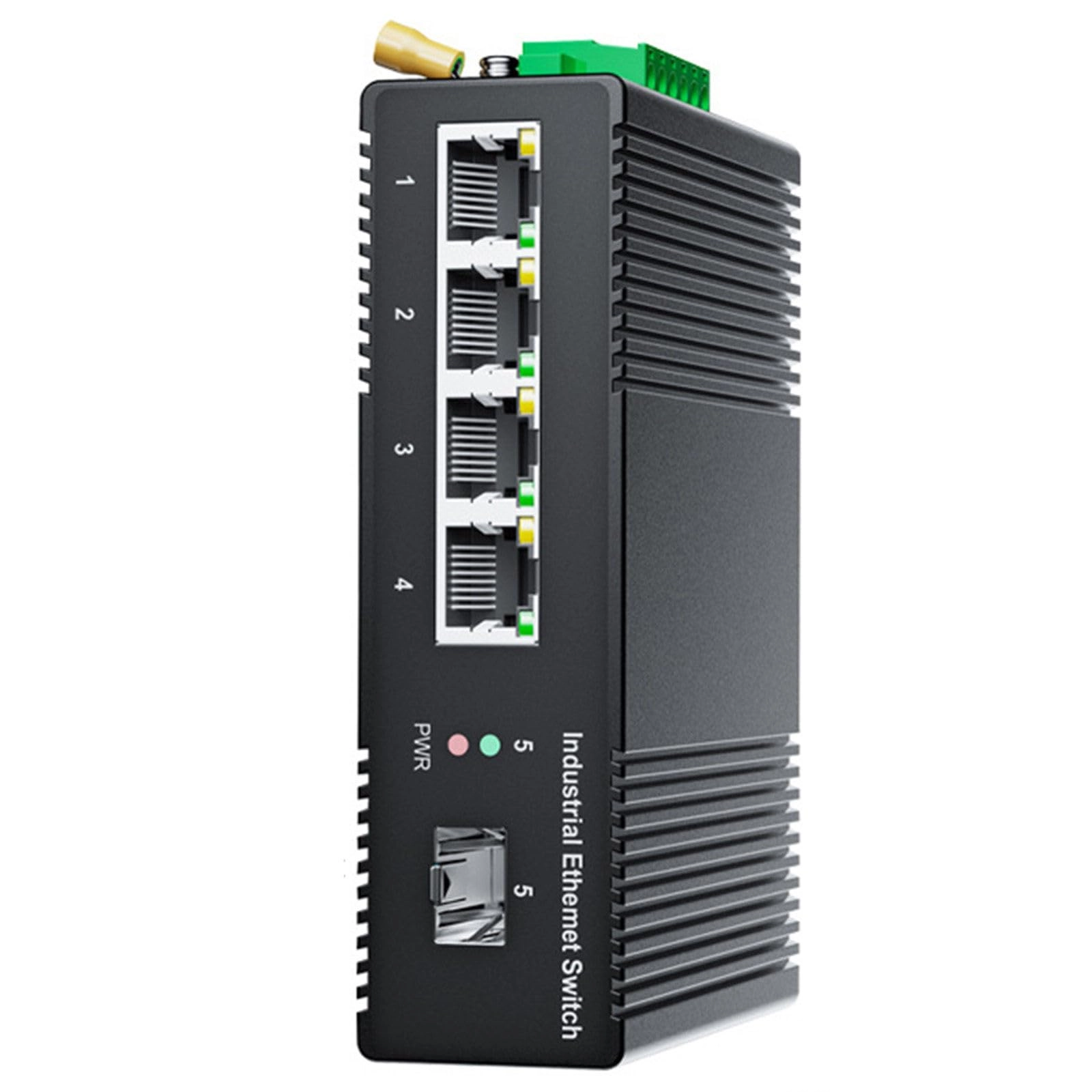 Ethernet Switch - 1 Optical 4 Electrical Gigabit SFP