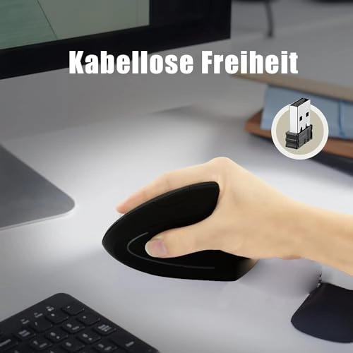 Ergonomic Vertical Mouse - Wireless