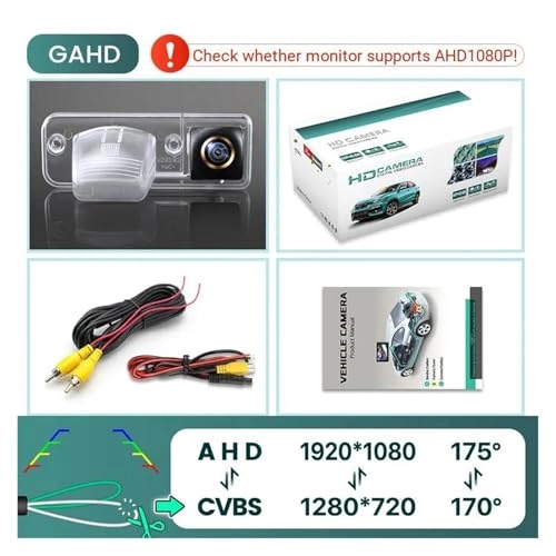 GAF-LS8008 - Top Starlight Night Vision Wire AHD 1080P or 720P