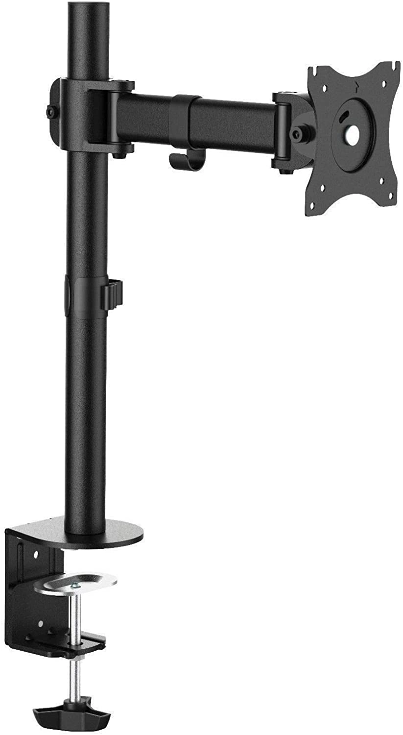 New Majestic Single Monitor Fully Adjustable LED LCD TV Swivel Desk Mount - 27" 75x75/100x100mm
