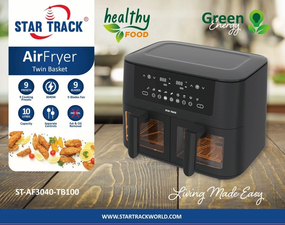 Air Fryer Dual Compartment Tub ST-AF3040-TB100 - 10 L