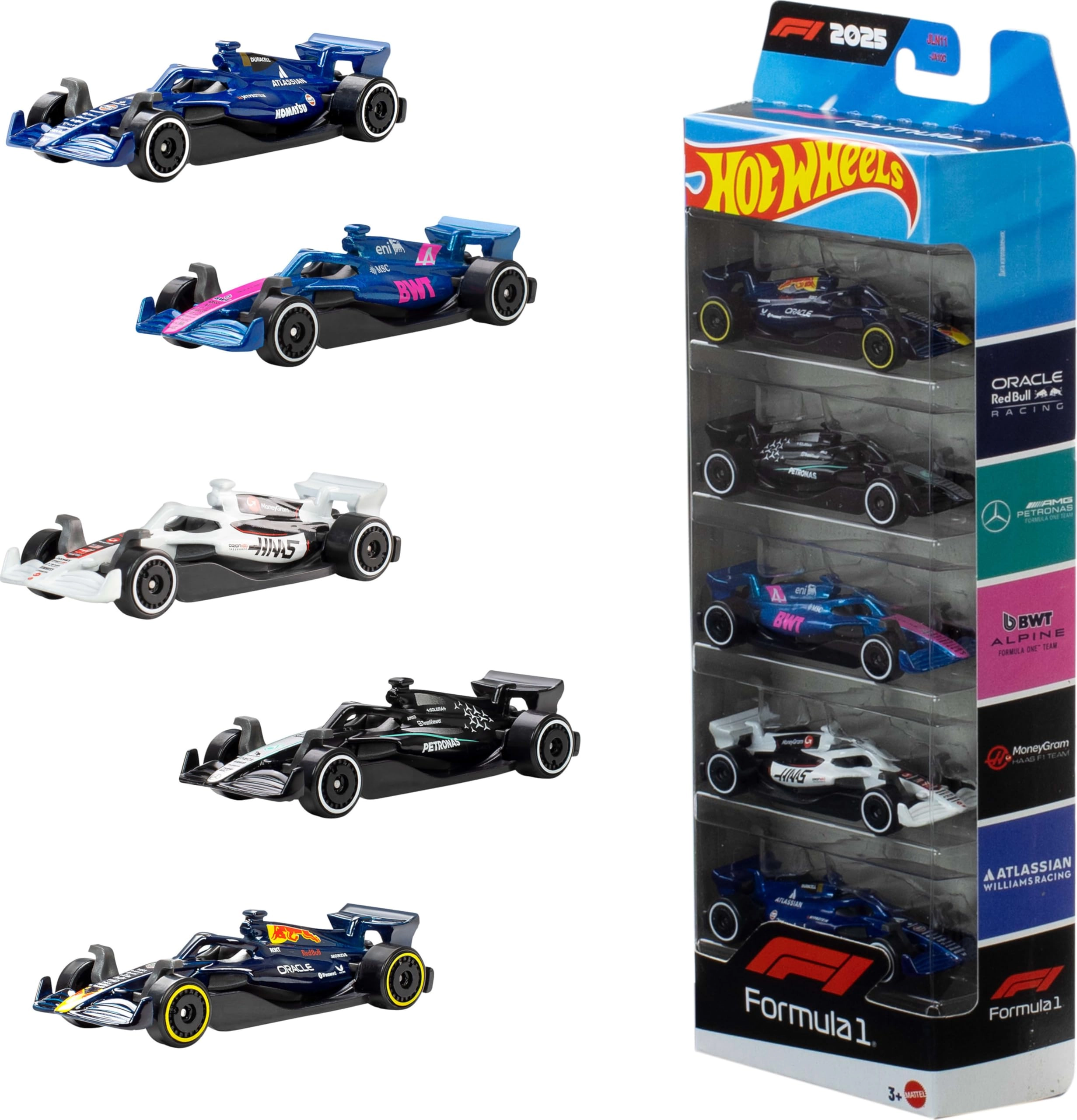 Mattel JLN11 - 1:64 5 pcs