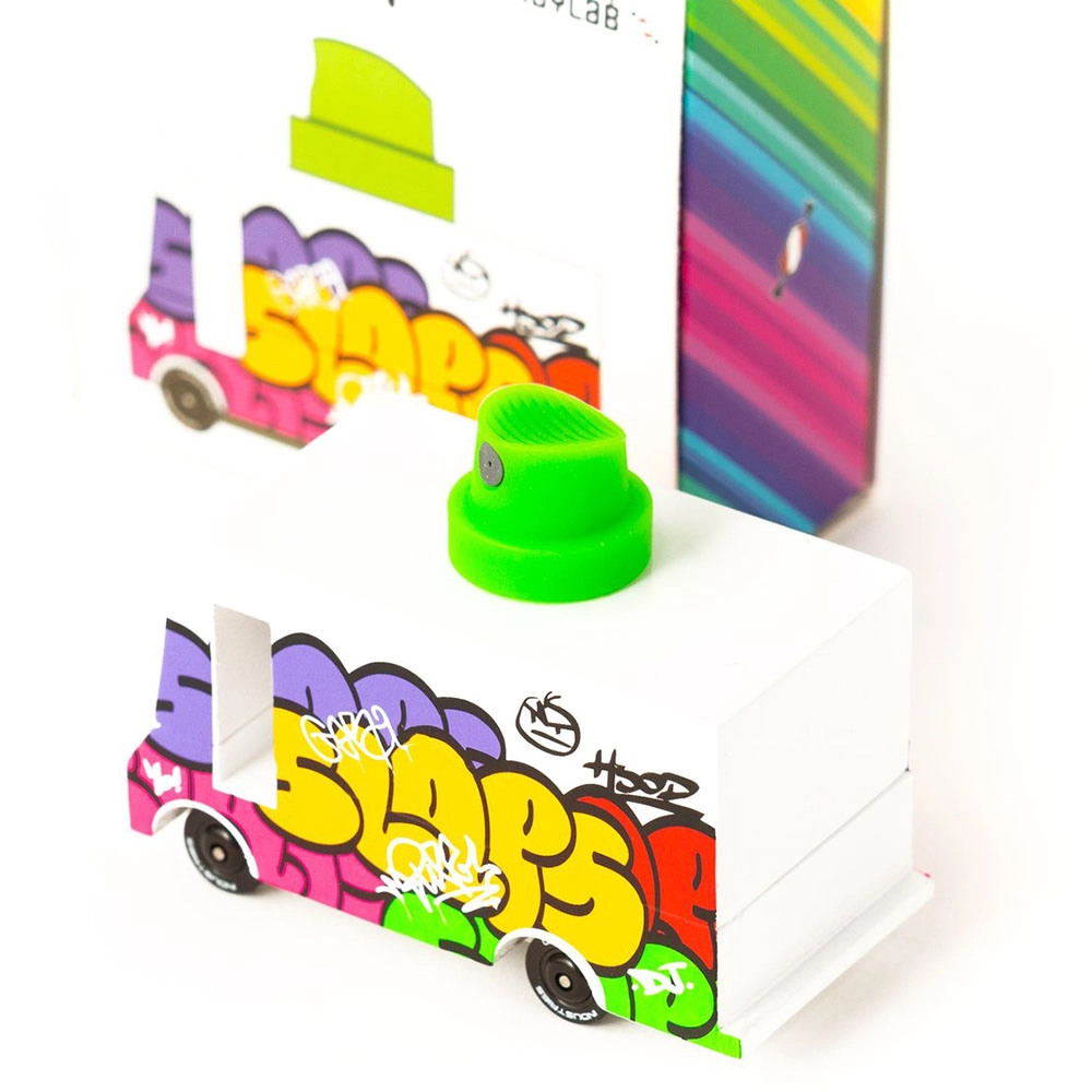 Graffiti Van - Solid Beech Wood Made in USA