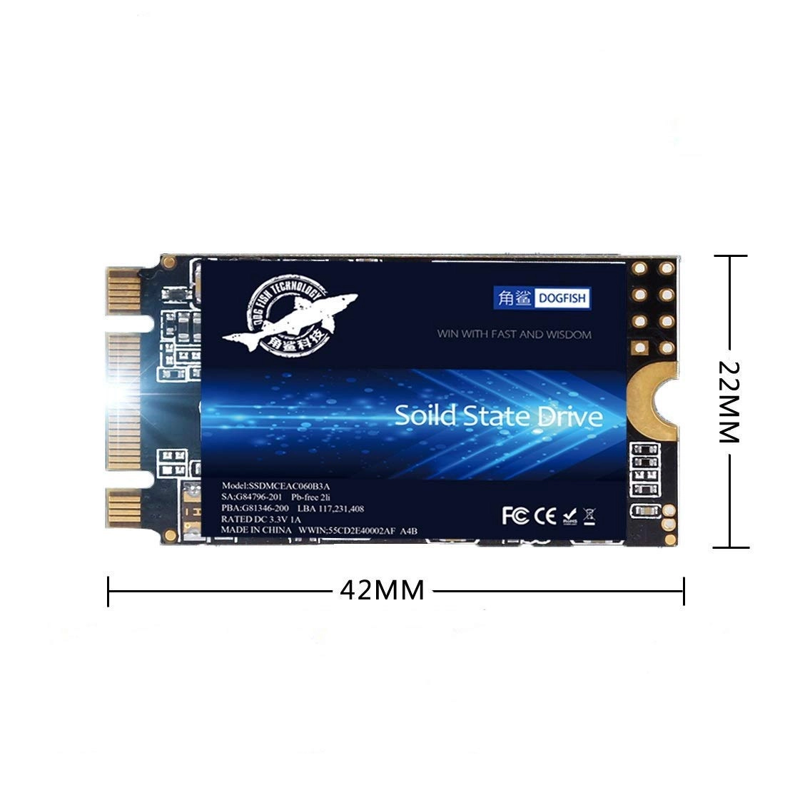 M.2 2242 - 256 GB