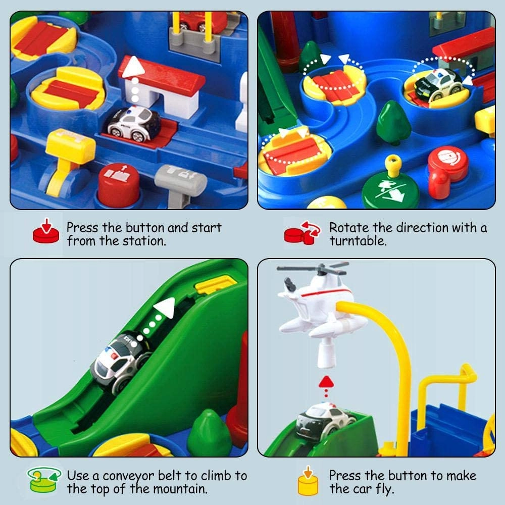 School Bus Track Toys