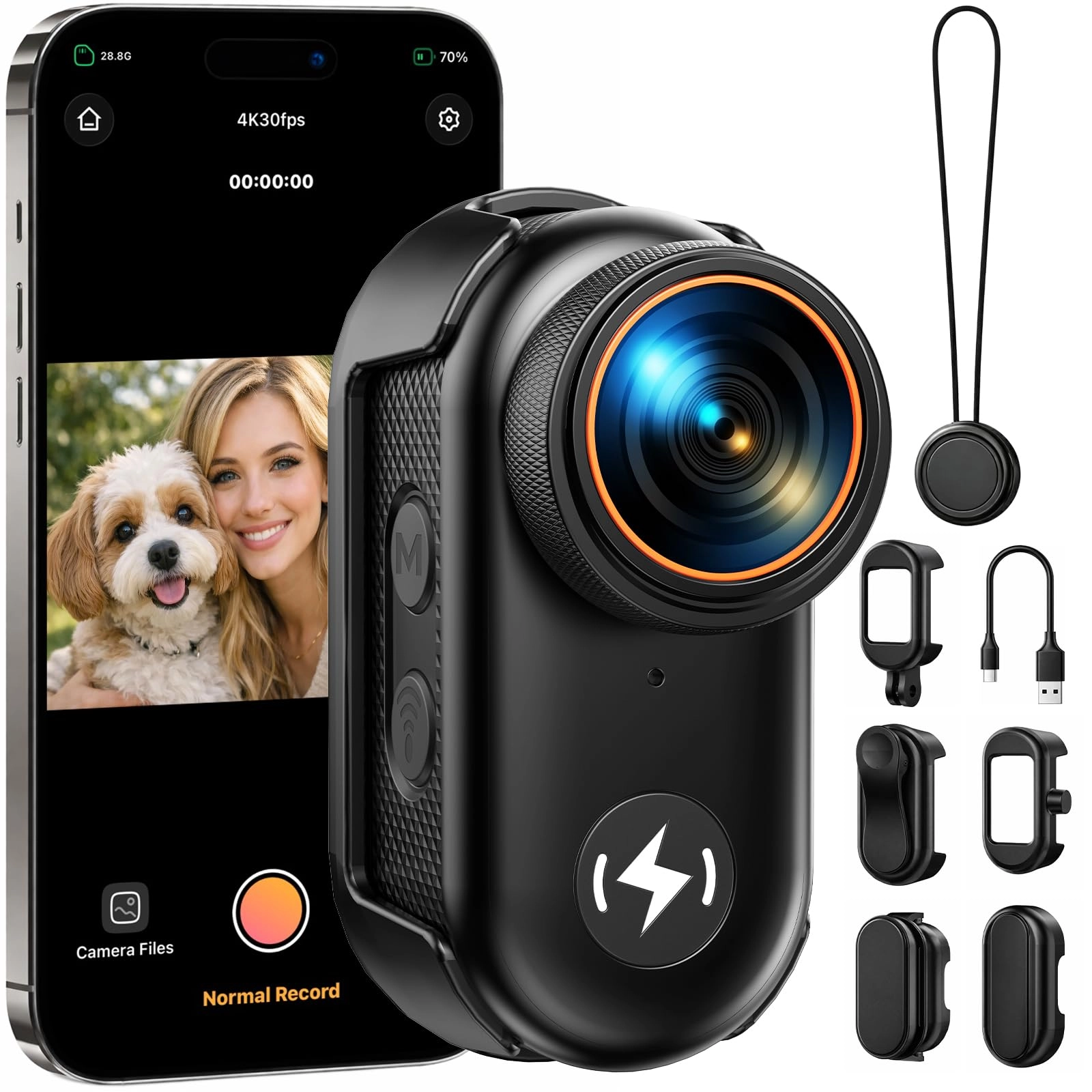 CAMWORLD Actionkamera - 64GB 4K