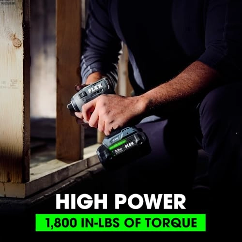 24V Brushless Cordless 1/4-Inch Hex Impact Driver - 2.5 Amp Hours