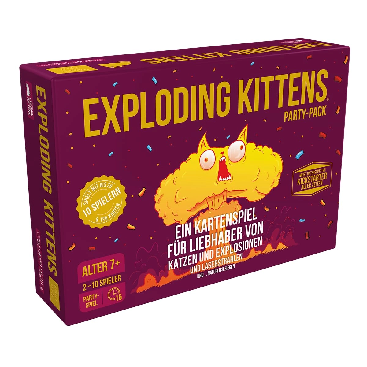 Exploding Kittens Party Pack - 120 Cards (German)