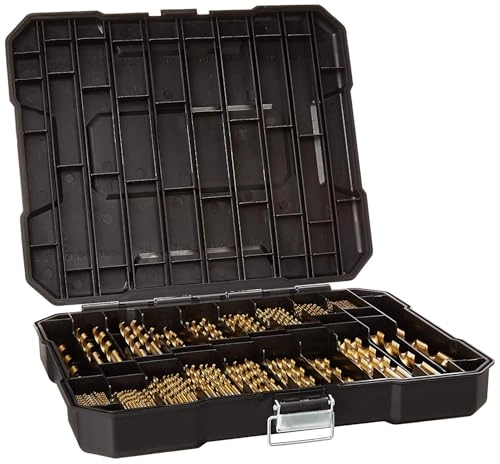 Hurricane Twist Drill Bit Set - Titanium Coated 230 Pieces 3/64" up to 1/2"