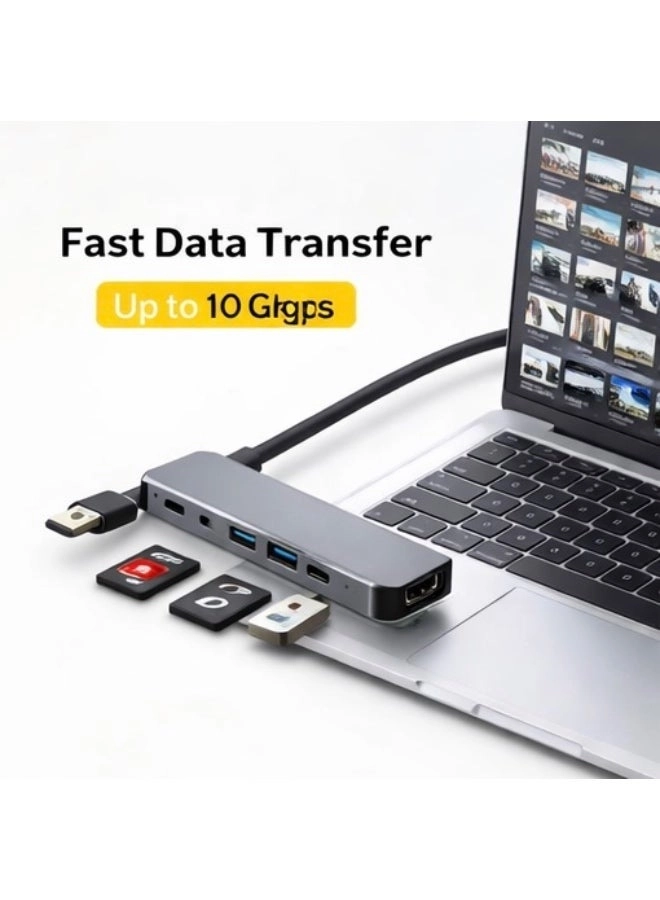 USB-C to HDTV Adapter Hub - USB 3.0 4K@30Hz